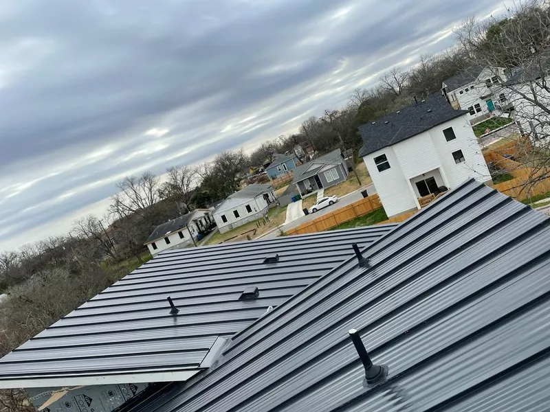 Standing seam metal roof panels with vents for Skylight Repair in West Hazleton